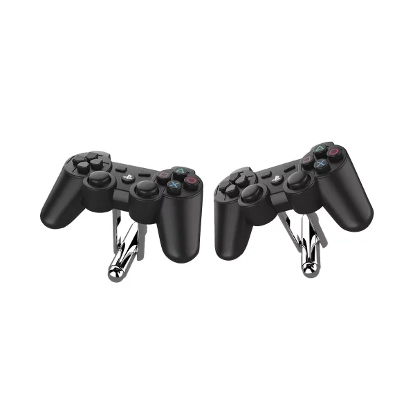 Rubber Road PlayStation PS3 Controller Cufflinks Black
