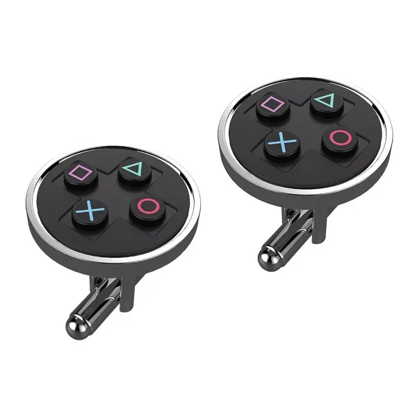 Rubber Road PlayStation Symbols Cufflinks (Black)